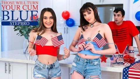 Lana Smalls & Sera Ryder – Those Will Turn Your Cum Blue Stepbro – S33:E1