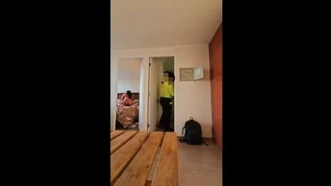 XXX Naughty Girl Has Sex While Electrician Works In The Apartment