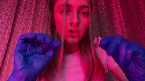 Olchonok ASMR - Nurse RP | Bra Scratching & Mouth Sounds